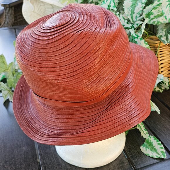 Leather Bucket Hat - Picture 3 of 10